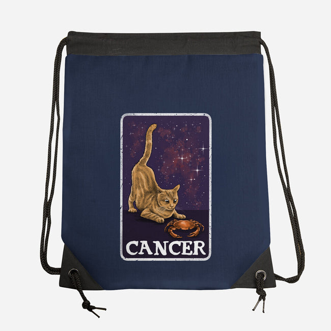 Cancer Cat-None-Drawstring-Bag-zascanauta