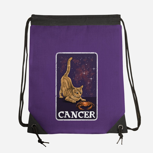 Cancer Cat-None-Drawstring-Bag-zascanauta