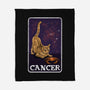 Cancer Cat-None-Fleece-Blanket-zascanauta