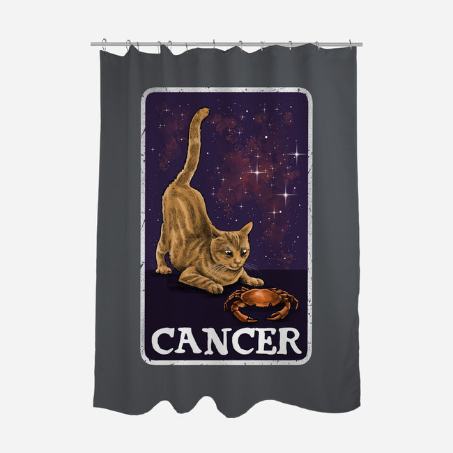 Cancer Cat-None-Polyester-Shower Curtain-zascanauta