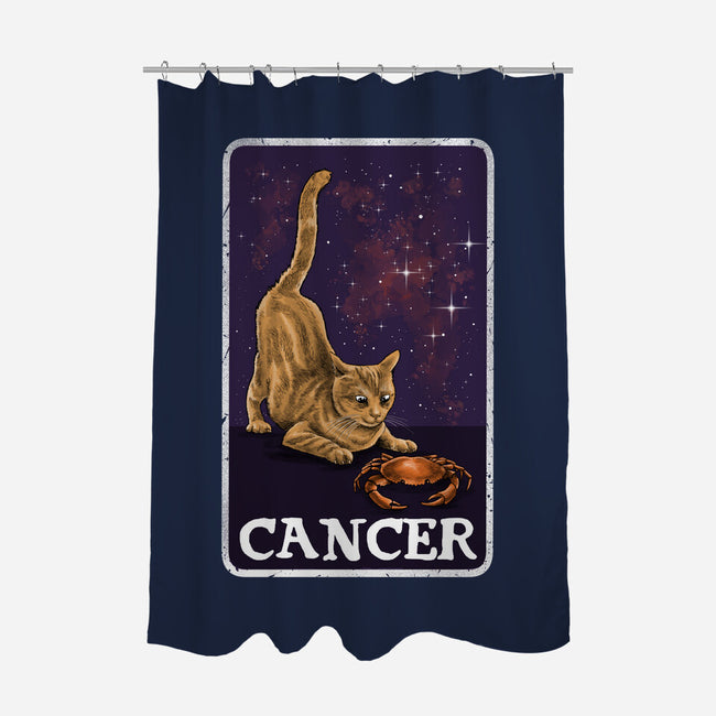 Cancer Cat-None-Polyester-Shower Curtain-zascanauta