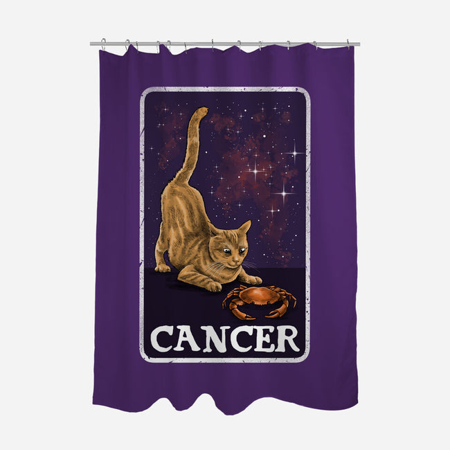 Cancer Cat-None-Polyester-Shower Curtain-zascanauta