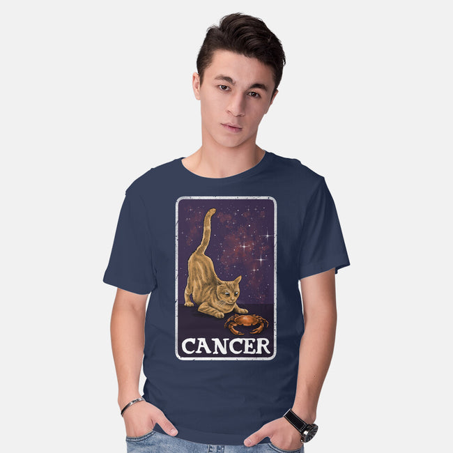 Cancer Cat-Mens-Basic-Tee-zascanauta