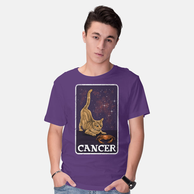 Cancer Cat-Mens-Basic-Tee-zascanauta