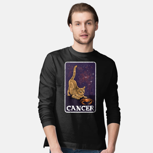 Cancer Cat-Mens-Long Sleeved-Tee-zascanauta