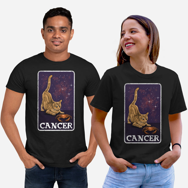 Cancer Cat-Unisex-Basic-Tee-zascanauta