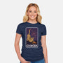 Cancer Cat-Womens-Fitted-Tee-zascanauta
