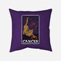 Cancer Cat-None-Removable Cover w Insert-Throw Pillow-zascanauta