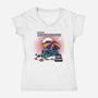 Beach Overlord-Womens-V-Neck-Tee-AndreusD