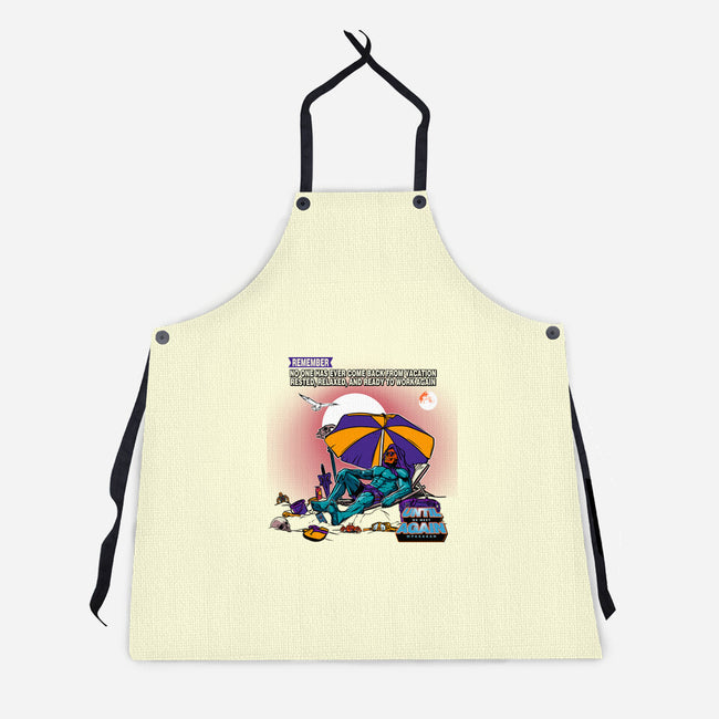 Beach Overlord-Unisex-Kitchen-Apron-AndreusD