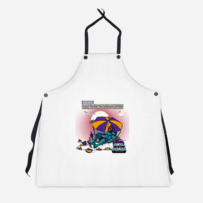 Beach Overlord-Unisex-Kitchen-Apron-AndreusD