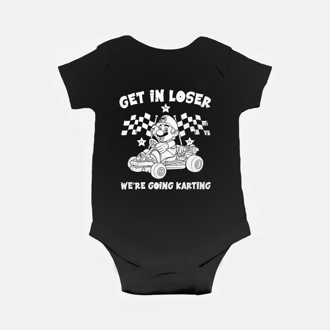 We’re Going Karting-Baby-Basic-Onesie-drbutler