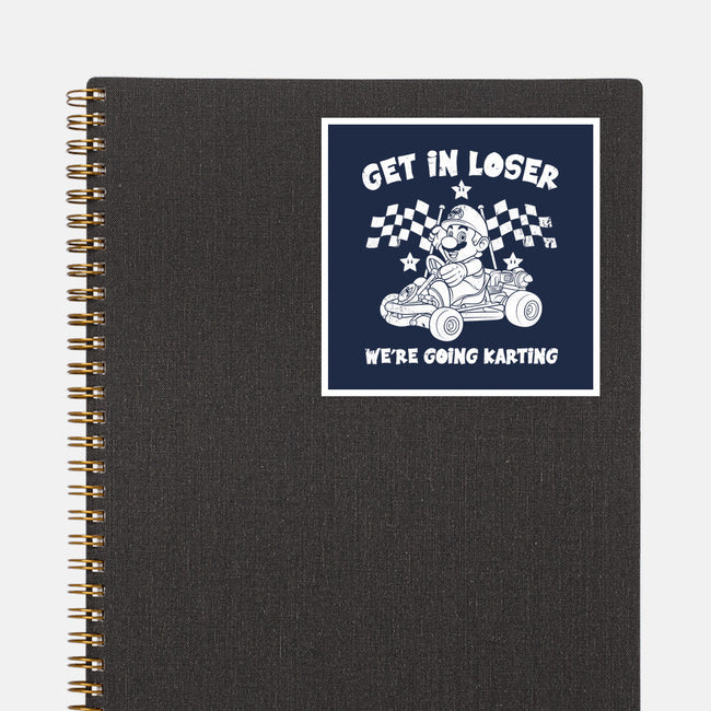 We’re Going Karting-None-Glossy-Sticker-drbutler