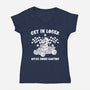 We’re Going Karting-Womens-V-Neck-Tee-drbutler