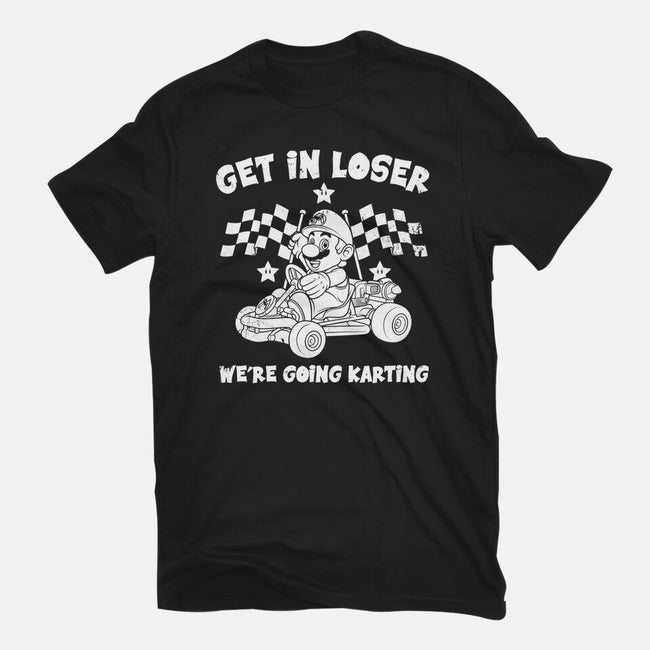 We’re Going Karting-Womens-Fitted-Tee-drbutler