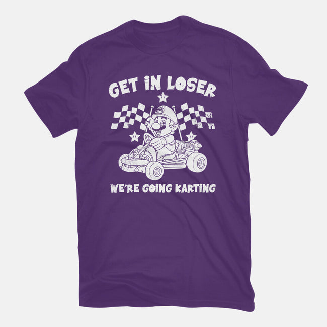 We’re Going Karting-Womens-Fitted-Tee-drbutler