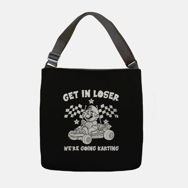 We’re Going Karting-None-Adjustable Tote-Bag-drbutler