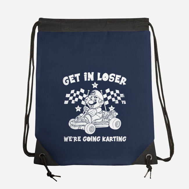 We’re Going Karting-None-Drawstring-Bag-drbutler