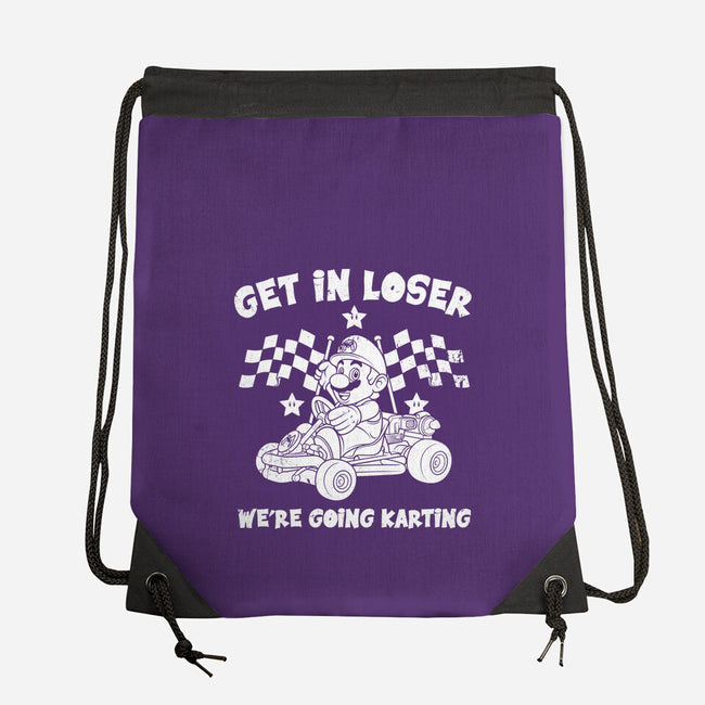 We’re Going Karting-None-Drawstring-Bag-drbutler
