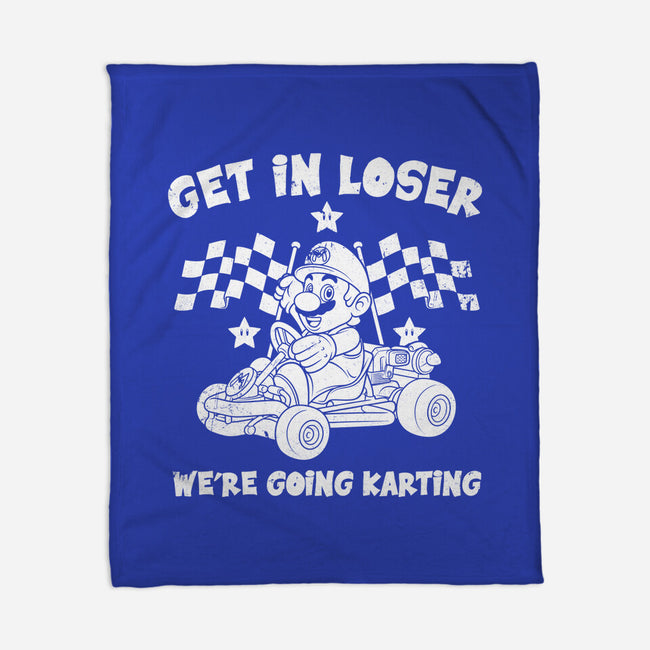 We’re Going Karting-None-Fleece-Blanket-drbutler