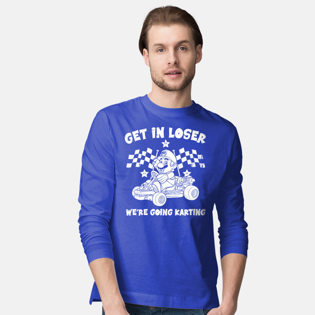 We’re Going Karting-Mens-Long Sleeved-Tee-drbutler