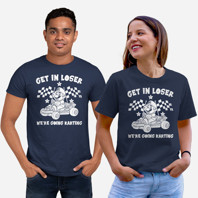 We’re Going Karting-Unisex-Basic-Tee-drbutler