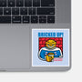 Bricked Up-None-Glossy-Sticker-krisren28