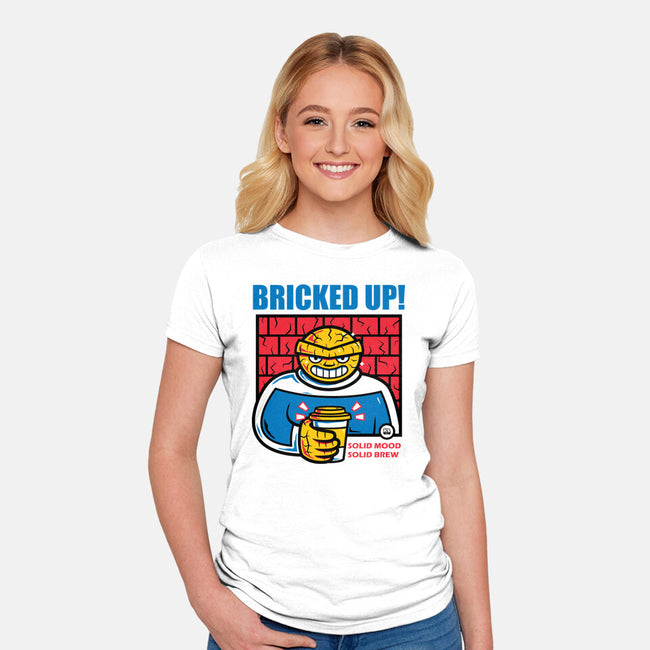 Bricked Up-Womens-Fitted-Tee-krisren28