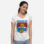 Bricked Up-Womens-V-Neck-Tee-krisren28