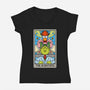 The Scientists Tarot-Womens-V-Neck-Tee-drbutler