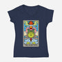 The Scientists Tarot-Womens-V-Neck-Tee-drbutler