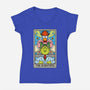 The Scientists Tarot-Womens-V-Neck-Tee-drbutler