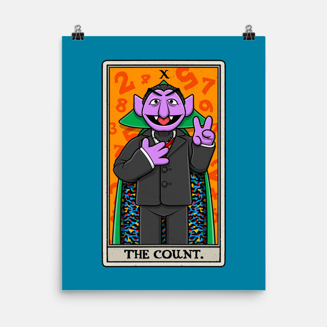 The Count Tarot-None-Matte-Poster-drbutler