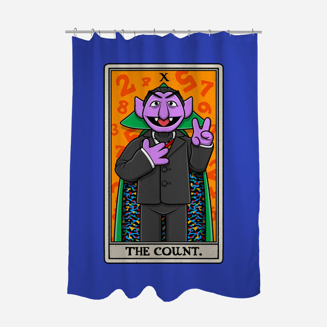 The Count Tarot-None-Polyester-Shower Curtain-drbutler