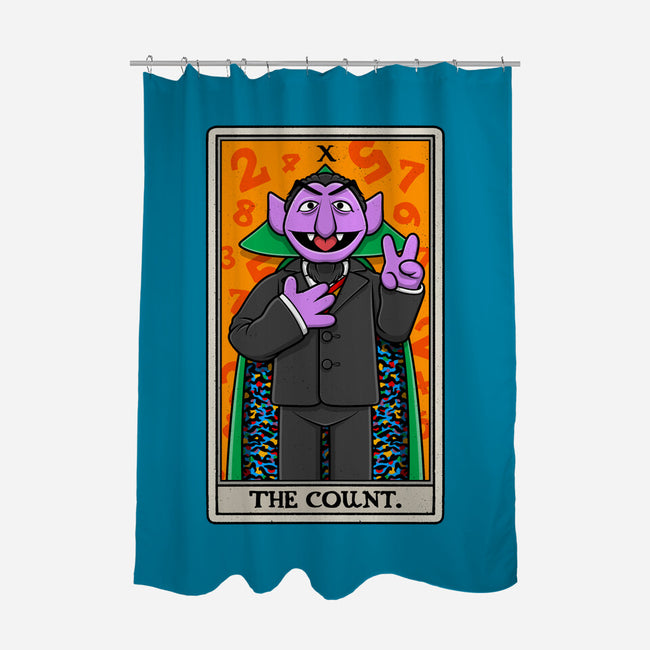 The Count Tarot-None-Polyester-Shower Curtain-drbutler
