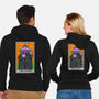 The Count Tarot-Unisex-Zip-Up-Sweatshirt-drbutler