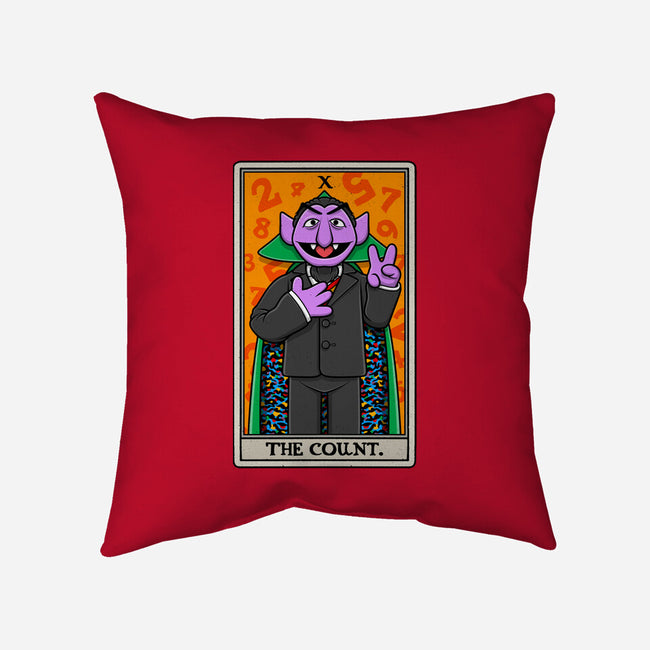 The Count Tarot-None-Removable Cover w Insert-Throw Pillow-drbutler
