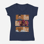 Fantastic Western-Womens-V-Neck-Tee-zascanauta