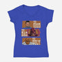 Fantastic Western-Womens-V-Neck-Tee-zascanauta