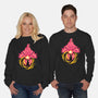 Sweet Evil Kid-Unisex-Crew Neck-Sweatshirt-spoilerinc