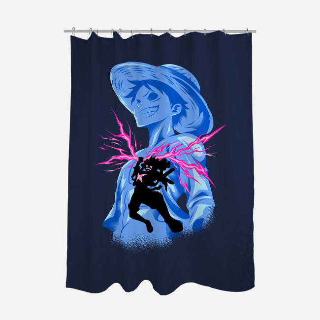 Smiling God-None-Polyester-Shower Curtain-spoilerinc