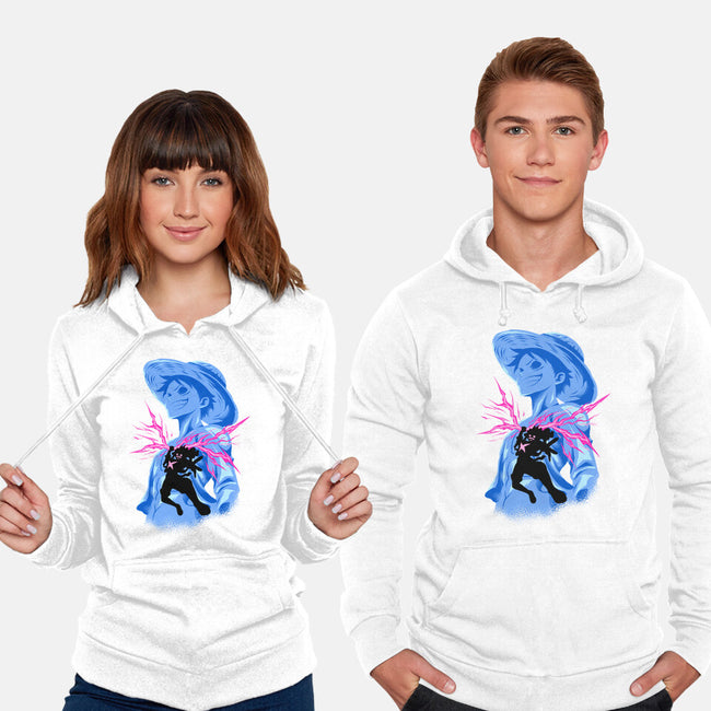 Smiling God-Unisex-Pullover-Sweatshirt-spoilerinc