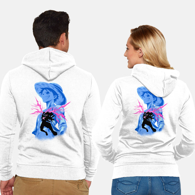 Smiling God-Unisex-Zip-Up-Sweatshirt-spoilerinc