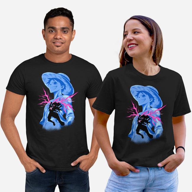 Smiling God-Unisex-Basic-Tee-spoilerinc