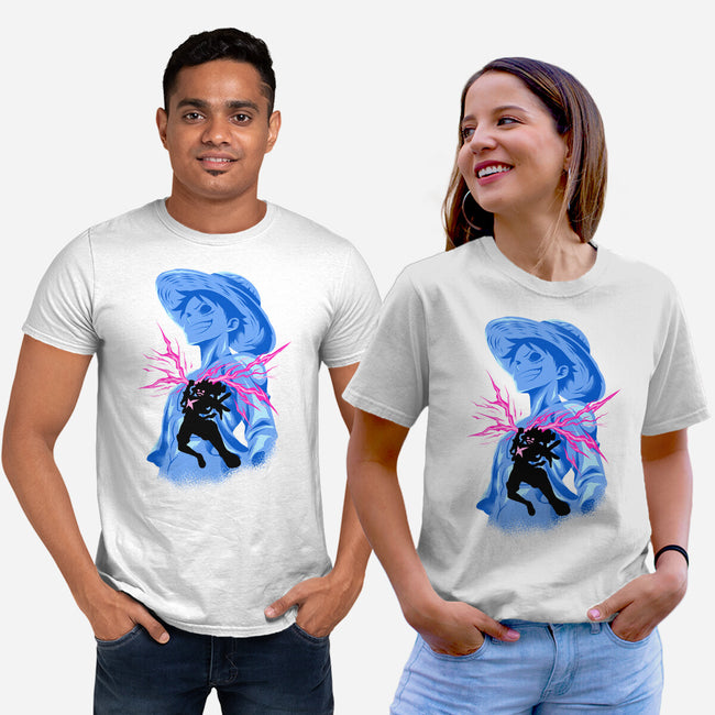 Smiling God-Unisex-Basic-Tee-spoilerinc