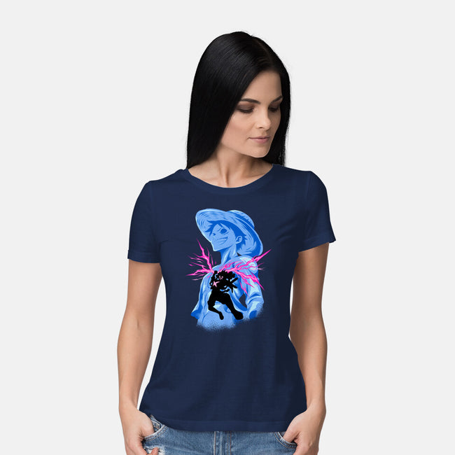 Smiling God-Womens-Basic-Tee-spoilerinc
