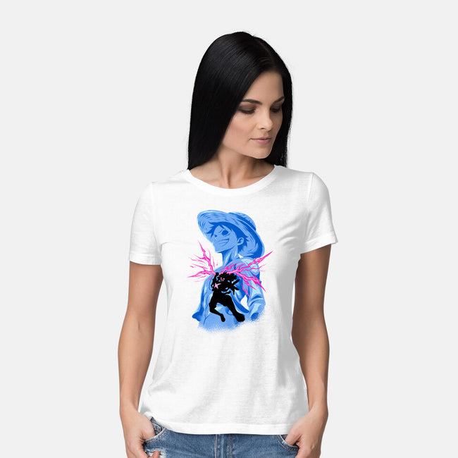 Smiling God-Womens-Basic-Tee-spoilerinc