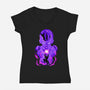 Prince Of Evil-Womens-V-Neck-Tee-spoilerinc