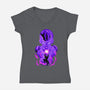Prince Of Evil-Womens-V-Neck-Tee-spoilerinc
