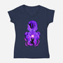 Prince Of Evil-Womens-V-Neck-Tee-spoilerinc